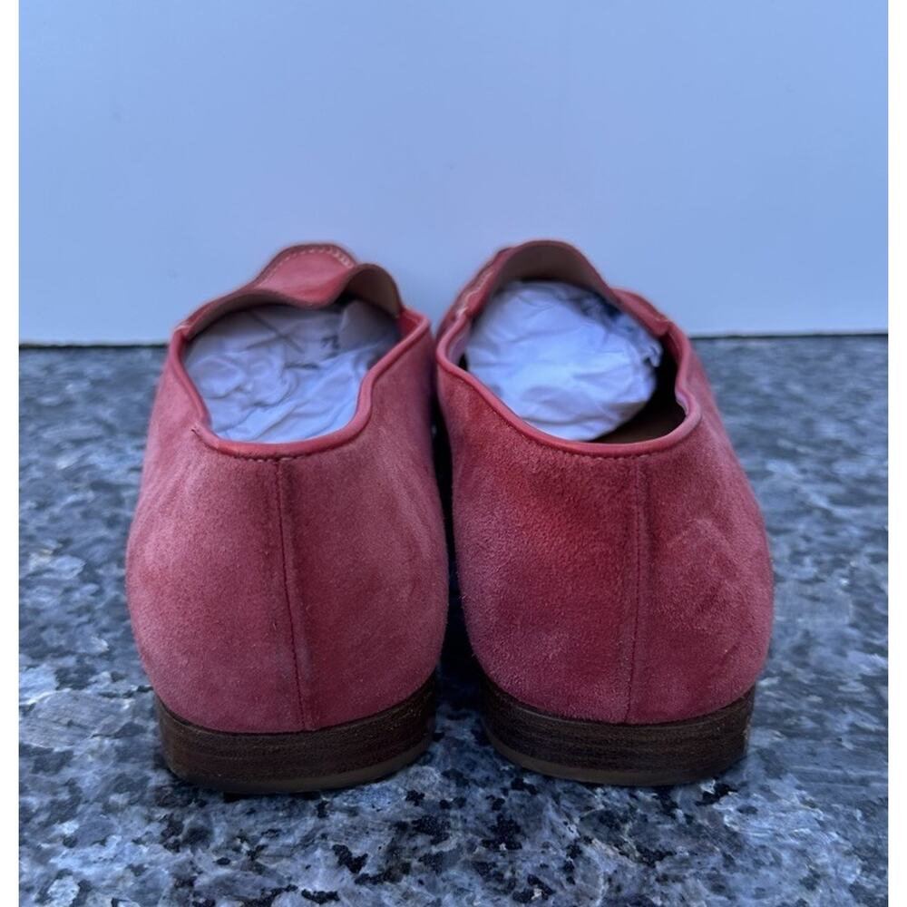 Oscar de la Renta red suede loafers Women’s Size 39.5 - Picture 5 of 15